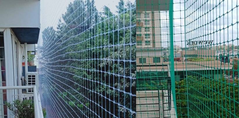 Bird Nets For Balconies In Hyderabad | Call 9392696374 Free Installation