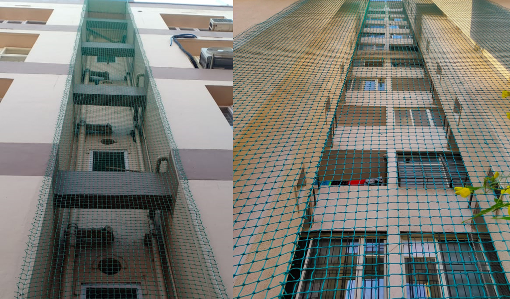 Duct Area Safety Nets In Hyderabad | Call 9392696374 VJR Safety Nets